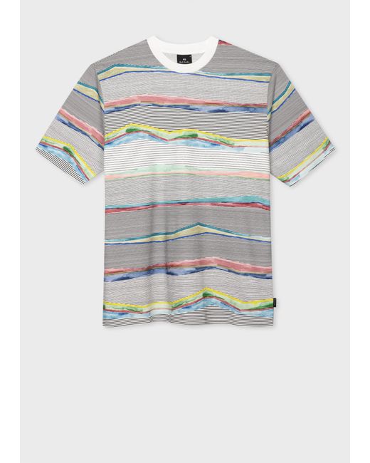 PS by Paul Smith Gray Mens Ss Tshirt for men