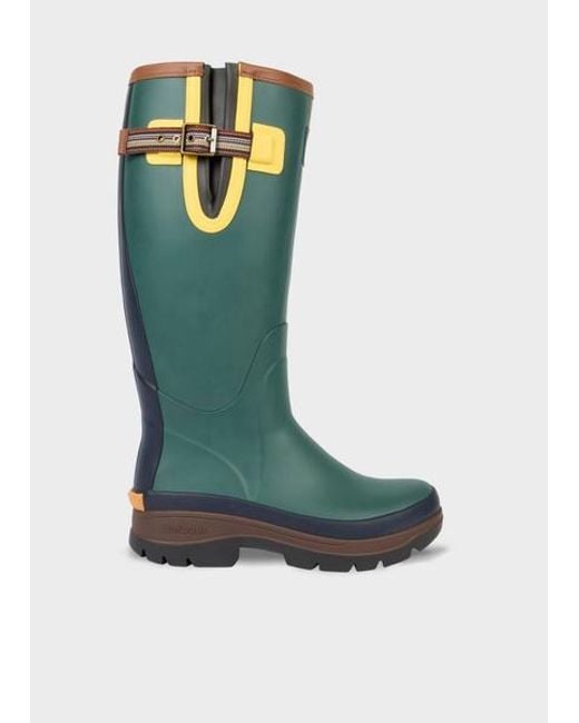 Paul Smith Green Loves Barbour for men