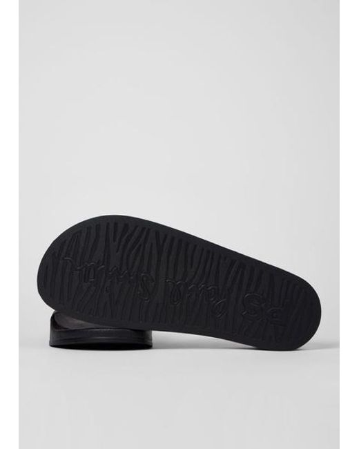 Paul Smith Black Zebra 'Zed' Slides for men