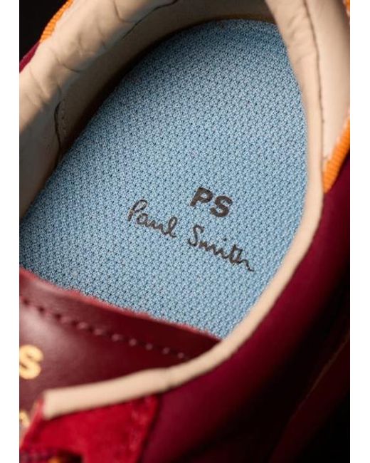 Paul Smith Red 'Dover' Trainers for men