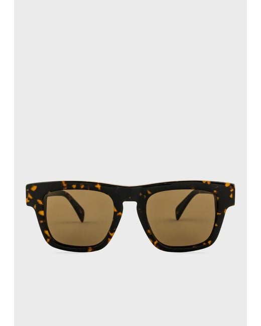 Paul Smith Brown Havana 'Kramer' Sunglasses