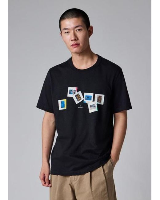 Paul Smith Black 'Slides' T-Shirt for men