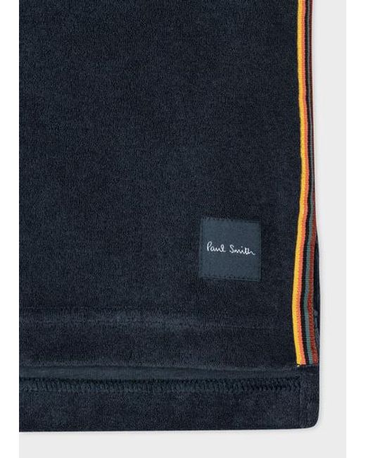 Paul Smith Blue Towelling Lounge T-Shirt for men