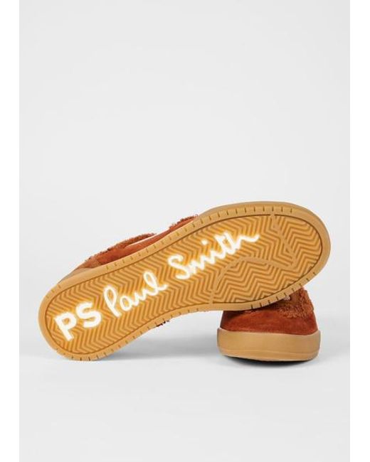 Paul Smith Brown Burnt 'Dover' Trainers
