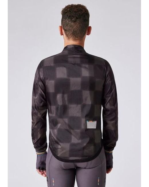 Paul Smith Gray Packable Cycling Wind Jacket for men