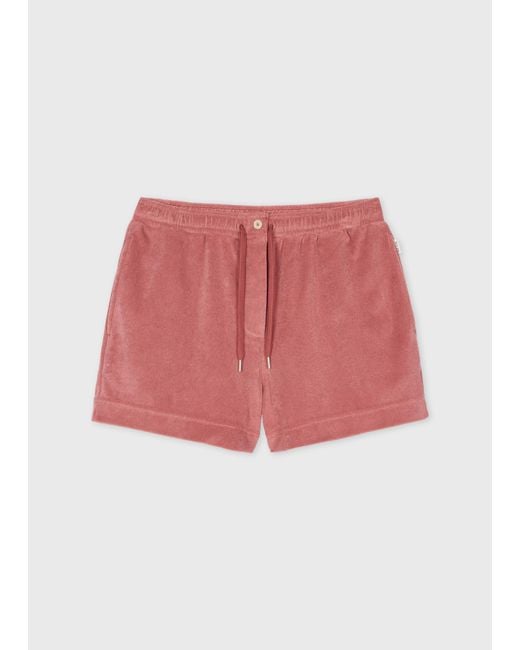 Paul Smith Red Towelling Shorts