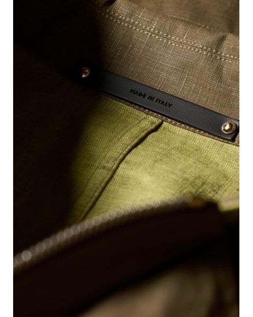 Paul Smith Green Khaki Linen Field Jacket for men