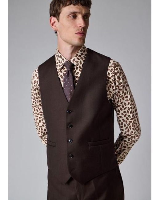 Paul Smith Natural Slim-Fit 'Lips' Print Shirt for men
