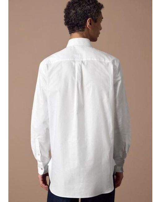 Paul Smith White Oxford Cotton Shirt for men