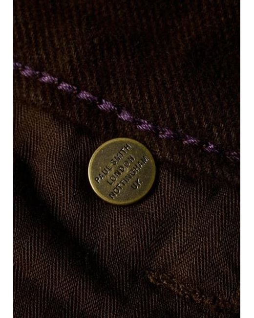 Paul Smith Brown Relaxed-Fit Cotton Jeans for men
