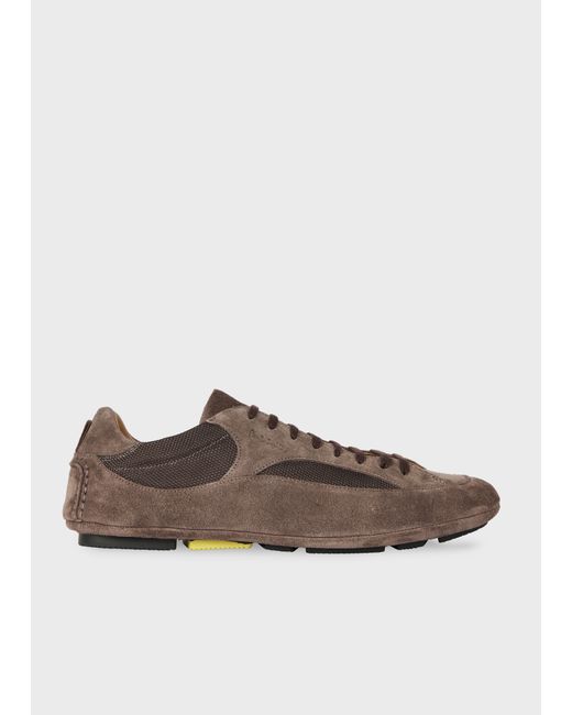 Paul Smith Brown Dark Taupe 'Marini' Trainers for men