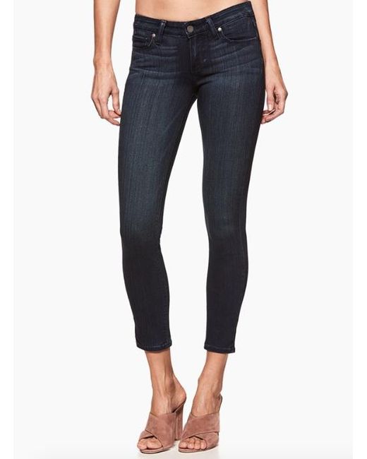 PAIGE Denim Verdugo Crop Midlake | Lyst UK