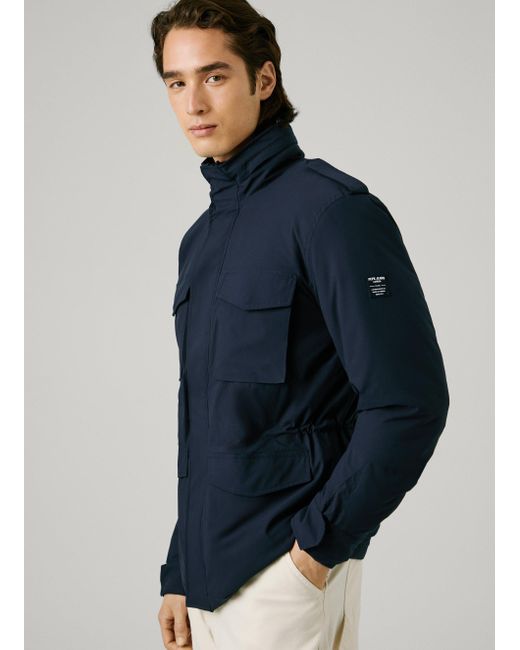 Pepe Jeans Jacke Sahariana Elastisch in Blue für Herren