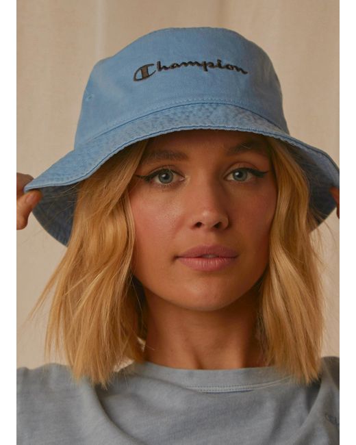 Champion Women's Bucket Hat - Blue - Hats