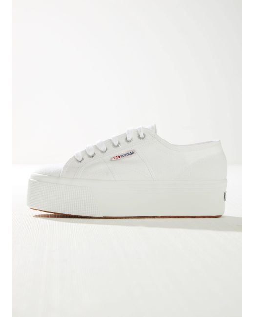 Superga 2790acotw Linea Up And Down Sneakers in White | Lyst