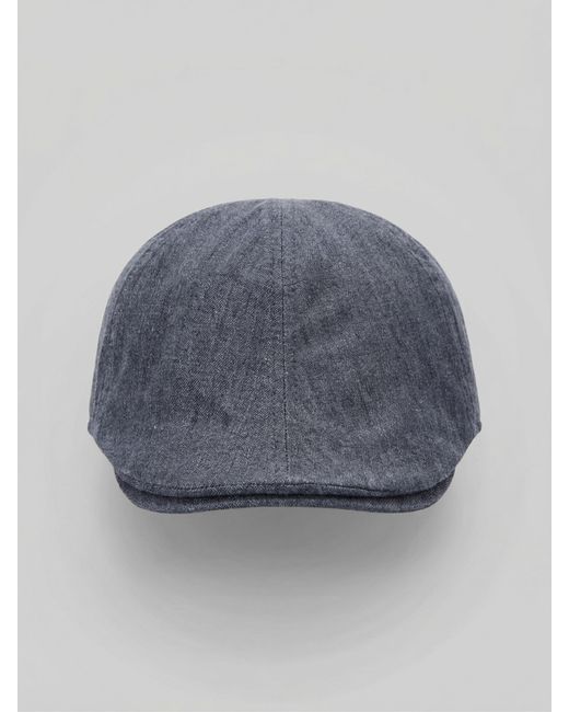 Perry Ellis Gray Textured Driver Cap for men