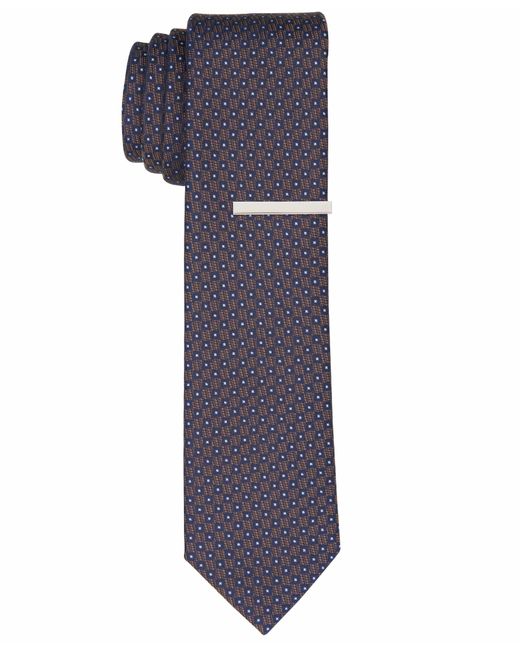 Perry Ellis Purple Dovalle Mini Tie for men