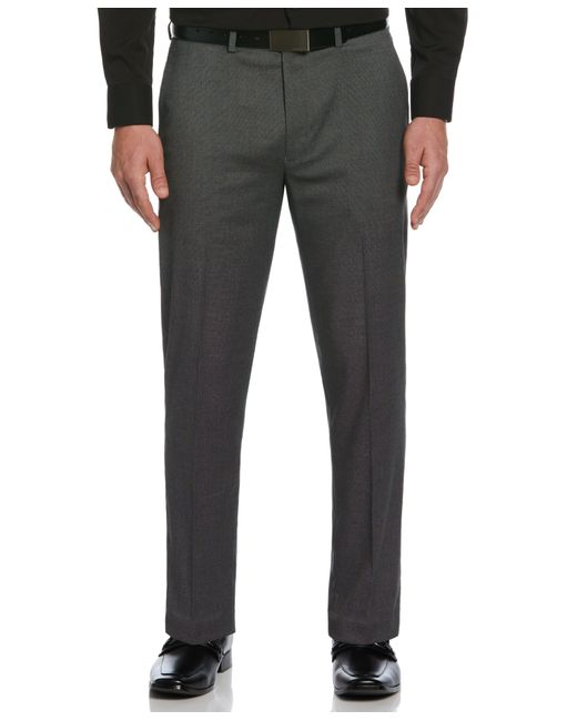 Perry Ellis Gray Classic Fit Dark Suit Pant for men
