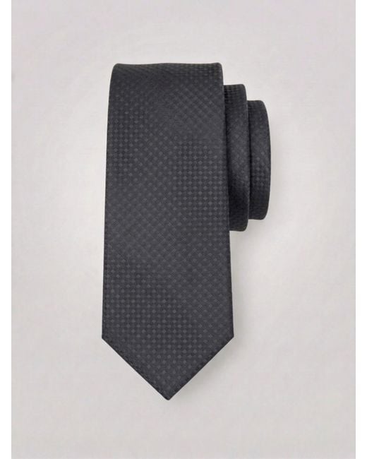 Perry Ellis Blue Slim Fit Solid Plain Weave Necktie for men