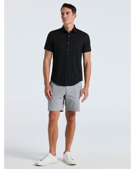 Perry Ellis Black 8" Limitless Stretch Tech Short for men