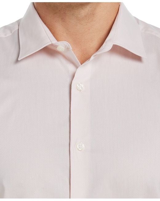 Perry Ellis Gray Dobby Spill Resistant Shirt for men