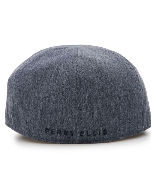 Perry Ellis Gray Textured Driver Cap for men