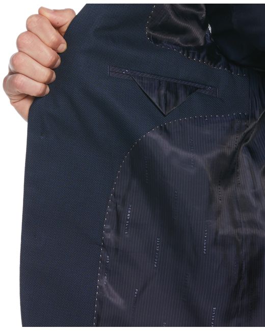 Perry Ellis Blue Performance Stretch Notch Lapel Suit Jacket for men