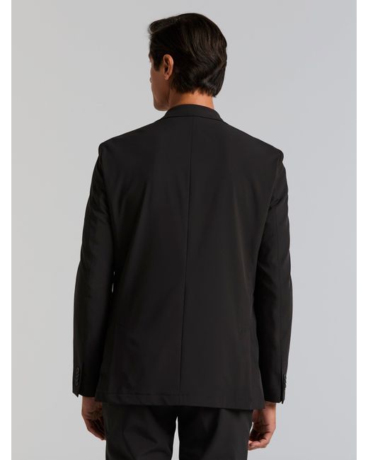Perry Ellis Black Slim Fit Tech Suit Jacket for men