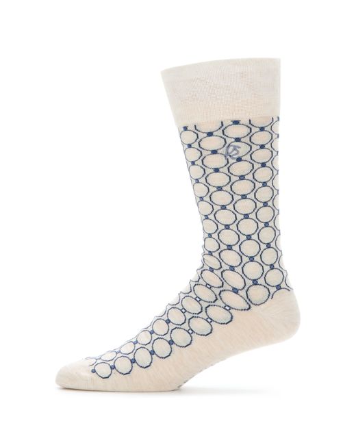 Perry Ellis Blue Medallion Pattern Socks Pants for men
