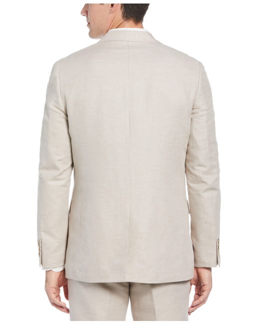 Perry Ellis Linen Blend Herringbone 