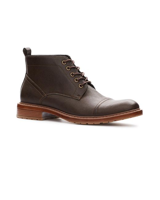 Perry Ellis Brown Manning Boot for men