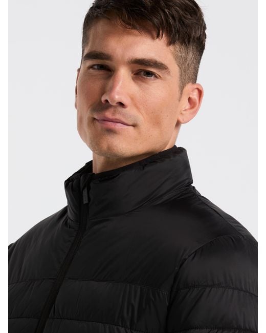 Perry Ellis Black Lightweight Puffer Jacket for men