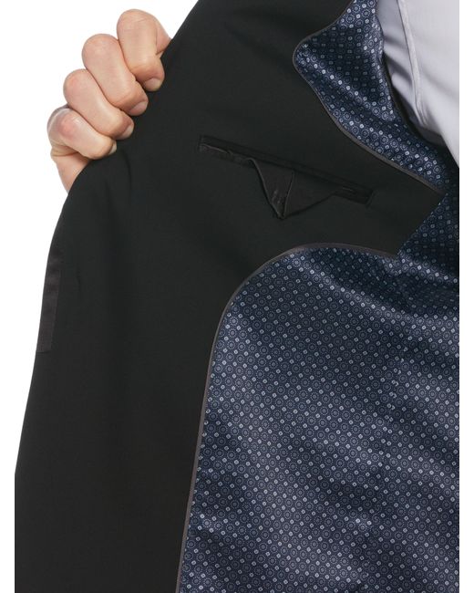 Perry Ellis Black Slim Fit Tux Jacket for men