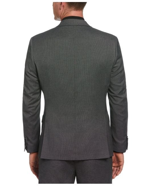 Perry Ellis Black Classic Fit Dark Stretch Suit Jacket for men
