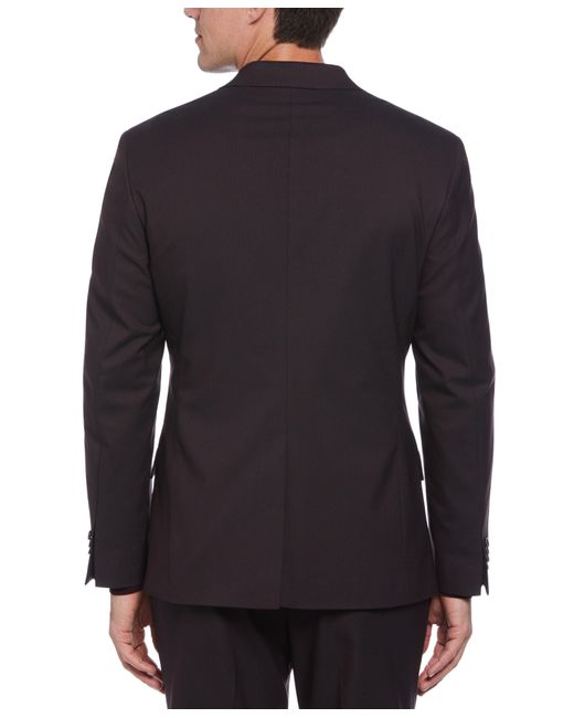 Perry Ellis Black Slim Fit Stretch Washable Suit Jacket for men
