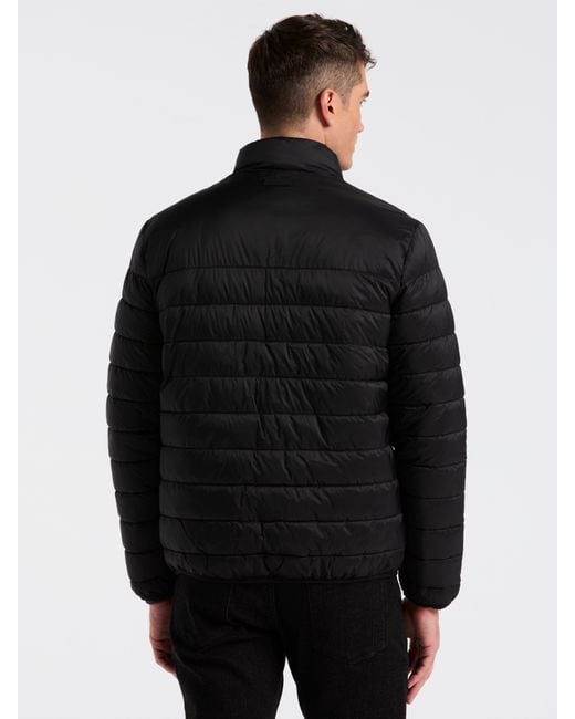 Perry Ellis Black Lightweight Puffer Jacket for men
