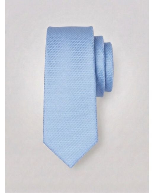 Perry Ellis Green Solid Plain Weave Micro Slim Tie for men