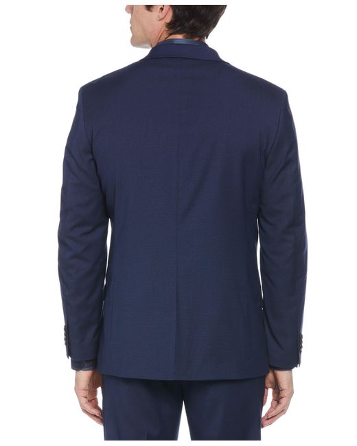Perry Ellis Blue Machine Washable Textured Suit Jacket for men