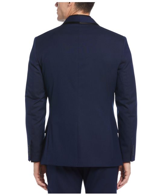Perry Ellis Blue Very Slim Fit Tuxedo Jacket for men