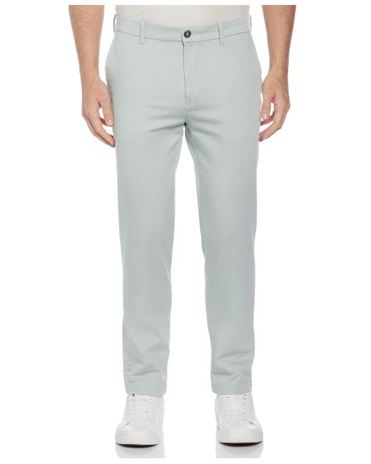 Perry Ellis Gray Slim Fit Anywhere Stretch Chino Pants for men