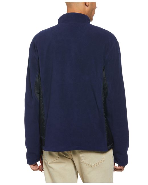 Perry Ellis Blue 'Polar Fleece Pullover Sweater for men