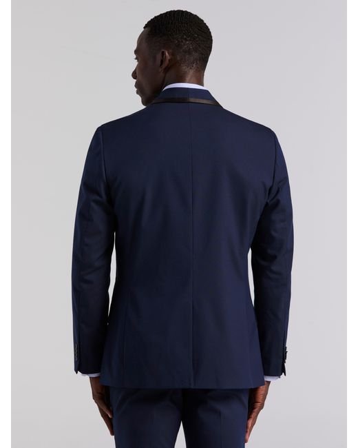 Perry Ellis Black Slim Fit Tux Jacket for men
