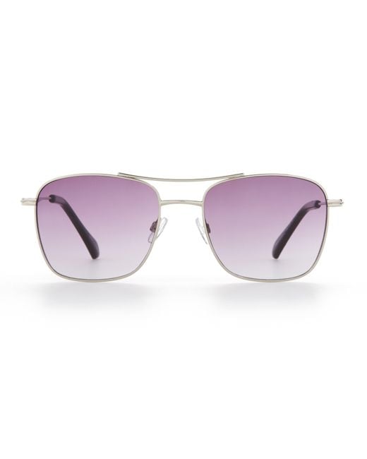 Perry Ellis Purple The Gunmetal Sunglasses for men