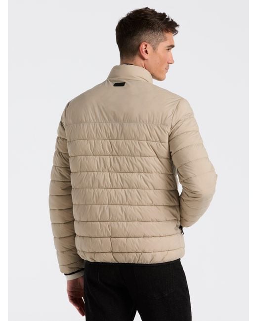 Perry Ellis Black Lightweight Puffer Jacket for men