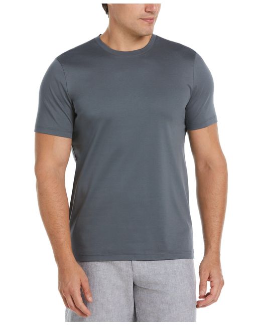 Perry Ellis Gray Cotton Crew Neck T-Shirt for men