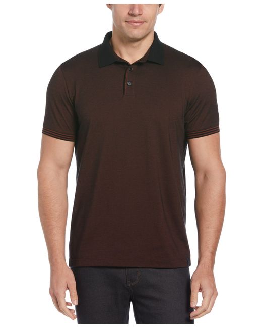 Perry Ellis Black Big And Tall Icon Polo for men
