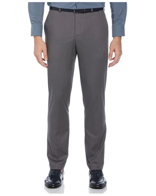 Perry Ellis Gray Slim Fit Performance Tech Suit Pant for men