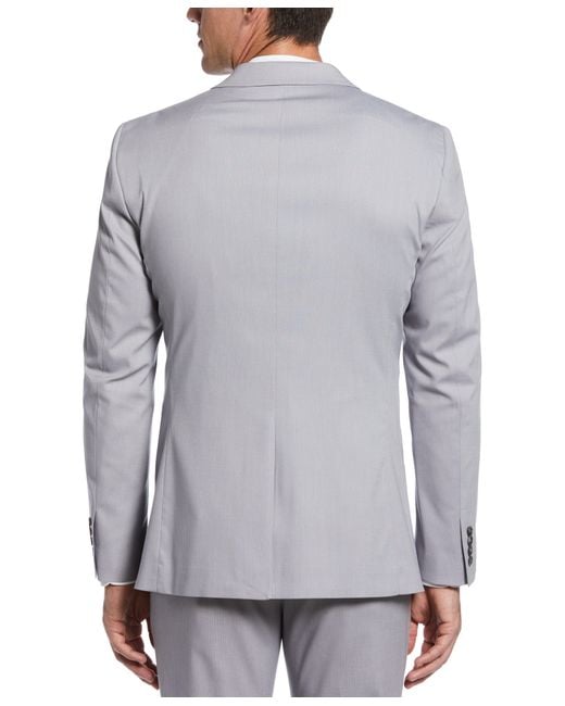 Perry Ellis Black Slim Fit Performance Tech Suit Jacket for men