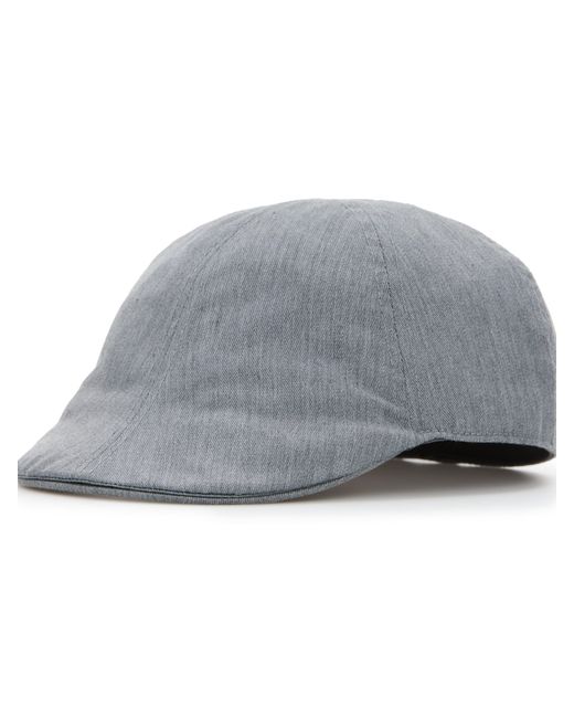 Perry Ellis Gray Textured Driver Cap for men