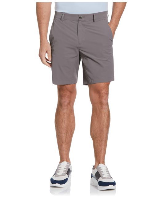 Perry Ellis Gray Stretch Solid Tech Short for men